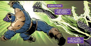 Annihihulk vs Thanos.