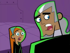 Vlad and Jazz see Skulker come in the portal with the lightning rod and Danny.