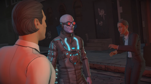 FreezeWalks.png (512 KB) Mr. Freeze walks past frightened agents.