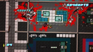 Alex and Ash massacring Russian mobsters in "Death Wish".