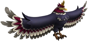 3D Model of the Helmaroc King without his mask in Hyrule Warriors: Definitive Edition.