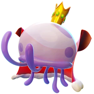 The King Jellyfish's model from Nickelodeon All-Star Brawl 2.