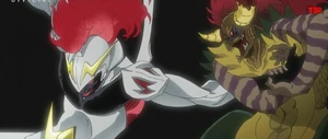 Jackal breaking Melos' arm.
