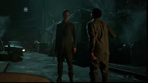 Penguin and Riddler after escaping