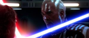 Dooku taunted Skywalker, remarking that he felt fear, hate and anger, but that he did not use them.