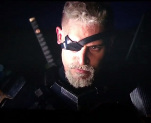 Deathstroke unmasked.