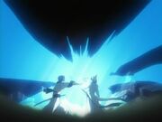 Grimmjow fights Ulquiorra