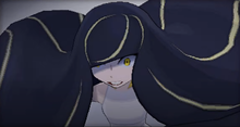 Motherbeast Lusamine in disbelief.
