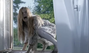 Jumping out the window screaming.