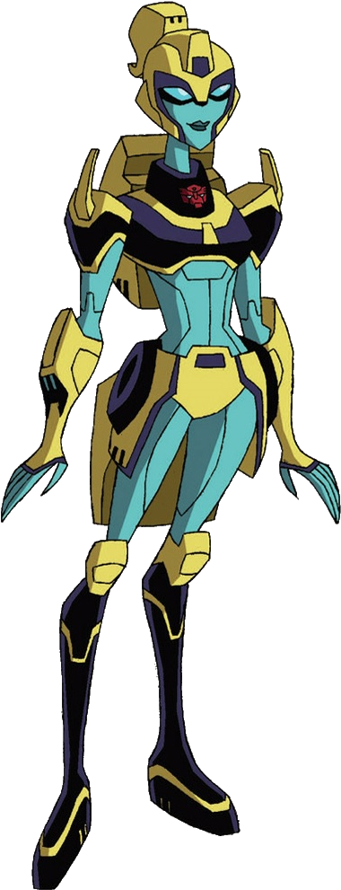 transformers animated optimus prime and blackarachnia