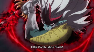Hadlar using Ultra Combustion Slash.