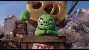 "Leonard can't dance. He's hatching a new plan." Leonard having survived the destruction of his kingdom, swearing to hatch up a new plan for revenge.