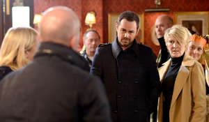 Phil meets The Carters during the Christmas celebrations in 2013.