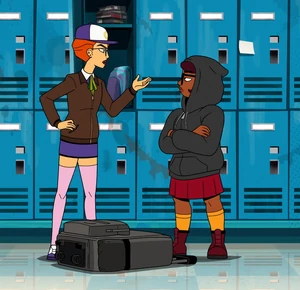 Daphne criticizes Velma's poor drug dealing skills.