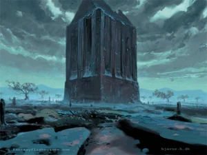 House of the Undying.jpg (38 KB) The House of the Undying, where the Qartheen warlocks congregate. In the novel version, the sun never shines on it and its outdoors.