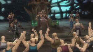 The Tarkatan horde seen in MK 2011 story mode.