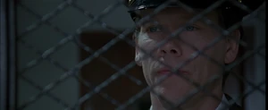 Nokes tells Shakes in the cell to toss the clothes on the floor as he watches then tells him to dress back again watching him naked.