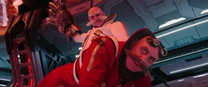 Dr. Eggman being spanked by his grandfather