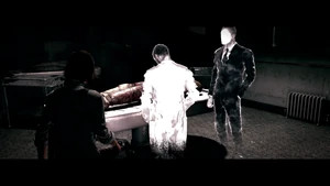 Memories of Jimenez and the Administrator talking about why the patients are dying.