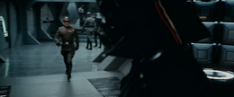 Admiral Piett tells Lord Vader the Emperor demands to speak with him.
