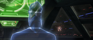 Dooku orders the command ship carrying Ventress and the Jedi to be destroyed but TJ-912 questioned the order, but ultimately followed it when Dooku confirmed his intention.