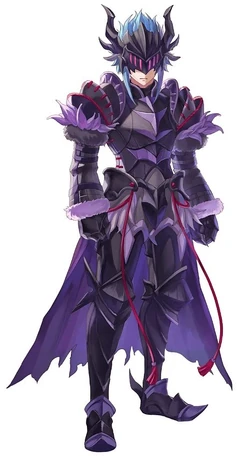 Full view of the Ebon Knight.