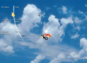 The Dark Lord and the Chosen One are spinning around eachother.