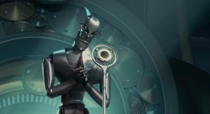 "I present Mr. Bigweld...who, unfortunately, is unable to attend."