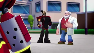 ScowlyNight.png (635 KB) Night displeased as Doctor Light tries to reason with Fire Man.