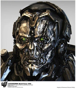 Concept art of Lockdown's face.
