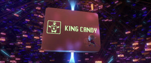 King Candy's suspiciously large code box.