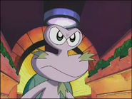 Escargoon in the opening of Kirby: Right Back at Ya! and first episode of the series.