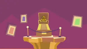 The Cursed Idol in the museum.