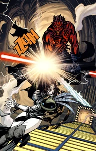 Mighella clashes with Maul.