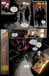 Brock being confronted by Spawn.