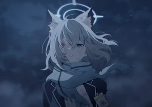 Shiroko is devastated by the ongoing tragedy.