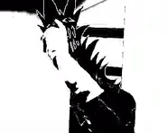 Dogtooth reaching in his mouth.