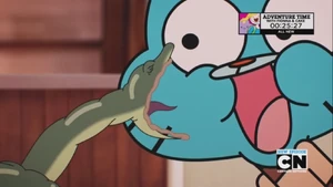 EvillTurtleandGumball.png (1.04 MB) The Evil Turtle about to bite Gumball's face off.