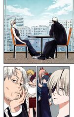 Quanxi reuniting with Kishibe.