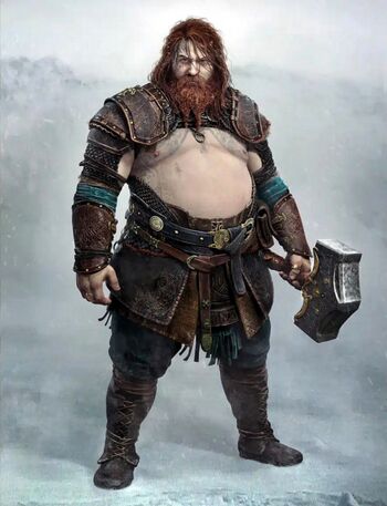 Thor Gow Thor Kratos GIF - Thor Gow Thor Kratos Fat Thor