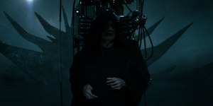 First official image of the resurrected Emperor Palpatine in Star Wars: The Rise of Skywalker.