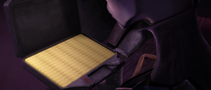 Ventress is shown the bounty, Blank's payment of 600,000 unmarked credits.