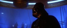 Vader then ordered Calrissian to bring Leia and Chewbacca to the Dark Lord's vessel, once again altering the deal he had made with the Baron Administrator.