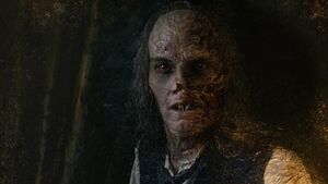 Dorian's portrait in the 2009 movie.