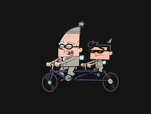 Head Pixie and Sanderson's defeat in Schools Out: The Musical.