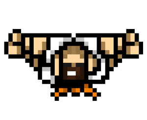 The Prison Boss flexing his muscles.