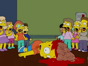 The-Simpsons-Season-18-Episode-14-3-25b1.jpg (62 KB) Bart's apparent demise by Stanley's hands.