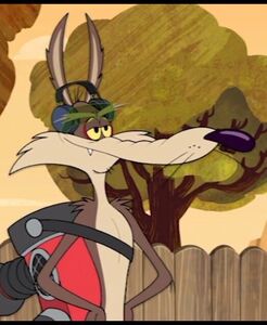 Wile E. in the animated series Wabbit- A Looney Tunes Production