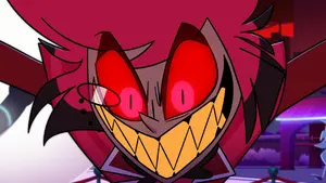 "You absolute IDIOT!" Alastor breaking free of his deal with Vox.