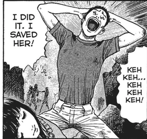 Goda after rescuing Remina.